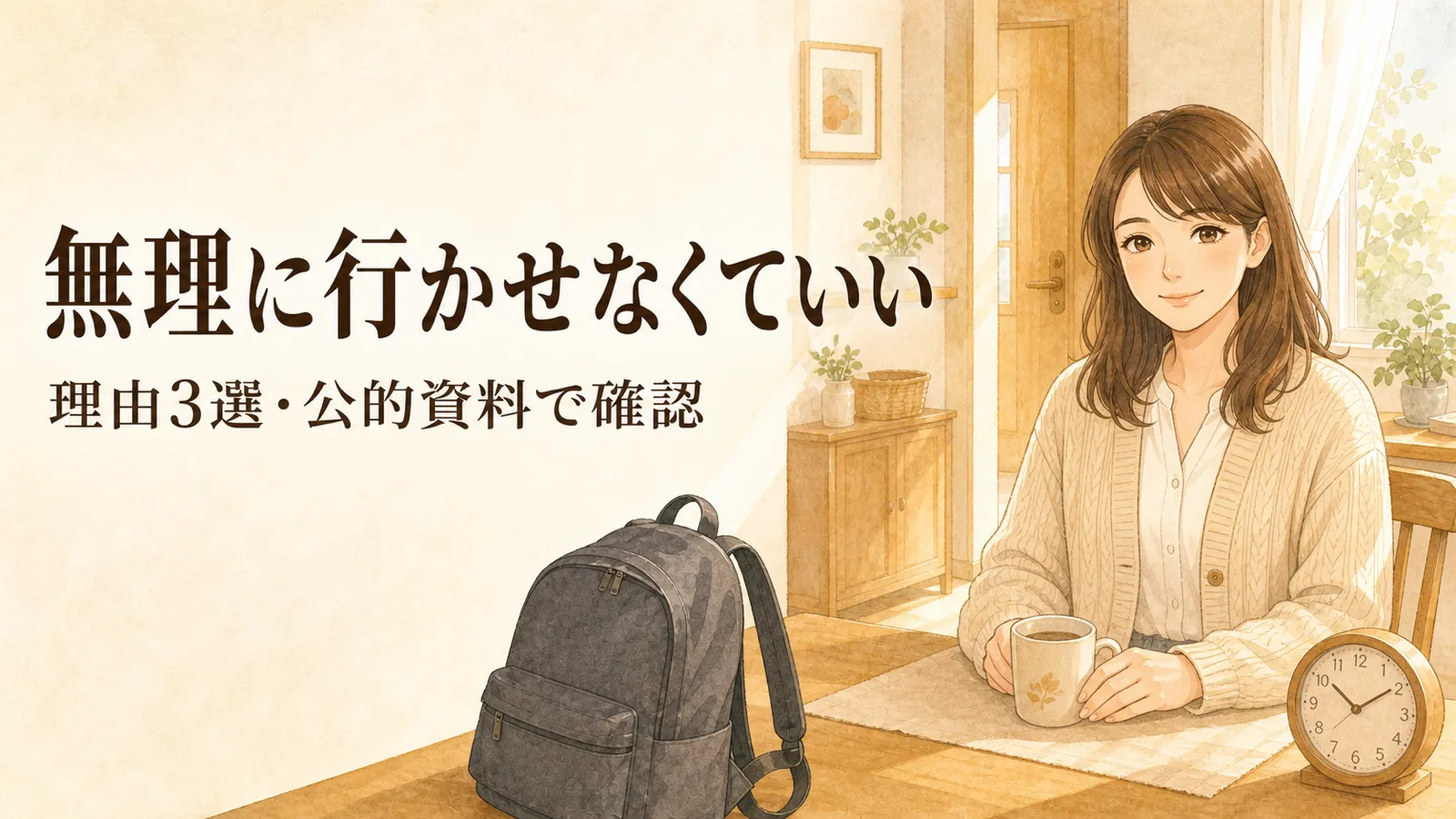 学校に行きたくない中学生｜無理に行かせなくていい理由3選